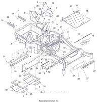 Parts List 15 - Frame - 60 Inch - RD