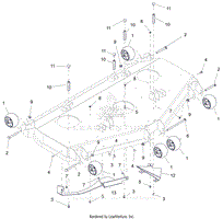 Parts List 3 - Anti-Scalp Wheels and Baffles - 60 Inch - RD