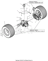 Rear Tires And Transaxles - 52&quot;