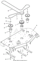 Deck, Belts, Blades And Spindles - 52&quot;