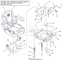 Parts List 25 - Seat