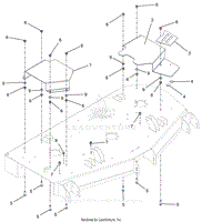 Parts List 4 - Belt Guards - 52 Inch