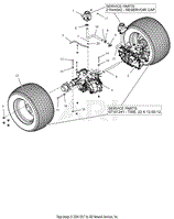 Rear Tires and Transaxles - 60&quot;