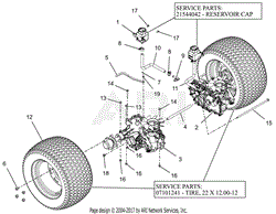 Rear Tires And Transaxles - 60&quot;