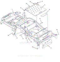 Parts List 17 - Frame - 48 Inch And 52 Inch