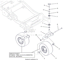 Parts List 18 - Front Caster Wheels