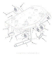 Parts List 3 - Anti-Scalp Wheels And Baffles - 48 Inch