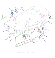 Parts List 3 - Anti-Scalp Wheels And Baffles - 52 Inch