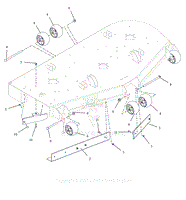 Parts List 3 - Anti-Scalp Wheels And Baffles - 60 Inch