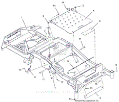 Parts List 17 - Frame - 48 Inch and 52 Inch