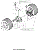 Rear Tires And Transaxles - 52&quot;