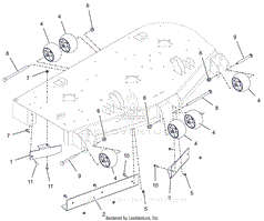 Parts List 3 - Anti-Scalp Wheels and Baffles - 52 Inch