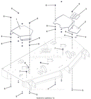 Parts List 4 - Belt Guards - 52 Inch