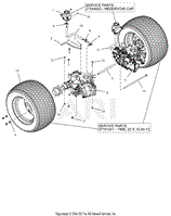 Rear Tires And Transaxles - 60&quot;