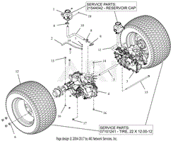 Rear Tires And Transaxles - 60&quot;