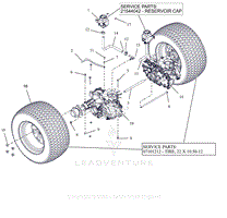 Parts List 25 - Rear Tires And Transaxles