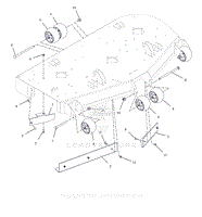 Parts List 5 - Anti-Scalp Wheels And Baffles - 52 Inch