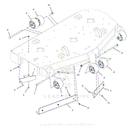 Parts List 5 - Anti-Scalp Wheels And Baffles - 52 Inch