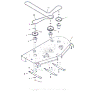 Parts List 12 - Deck Belts Blades and Spindles - 60 Inch