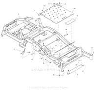 Parts List 19 - Frame - 48 Inch and 52 Inch