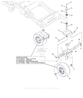 Parts List 20 - Front Caster Wheels