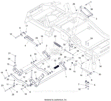 Parts List 13 - Deck Lift -Right Hand