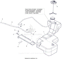 Parts List 21 - Fuel System