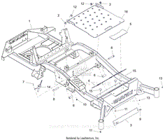 Parts List 19 - Frame - 60 Inch