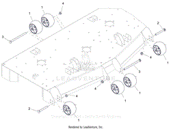 Parts List 5 - Anti-Scalp Wheels - 52 Inch and 60 Inch