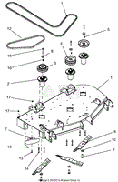 Decks, Belts, Baffles, Blades And Spindles - 48 Inch Deck