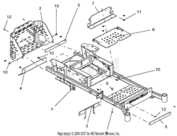 Frame, Bumper, Foot, And Kick Plate - 48 And 52 Inch