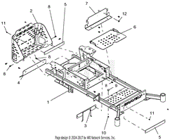 Frame, Bumper, Foot, And Kick Plate - 60 Inch