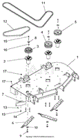 Decks, Belts, Baffles, Blades And Spindles - 48 Inch Deck