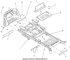 Frame, Bumper, Foot, And Kick Plate - 48 And 52 Inch