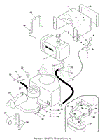 FUEL AND EXHAUST SYSTEM 16 AND 18 H.P.