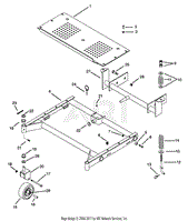 40&quot; MOWER FRAME 1