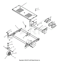 50&quot; MOWER FRAME 1