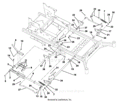 Parts List 16 - Mechanical Deck Lift