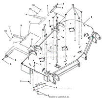 Parts List 7 - Deck and Mounting Arms