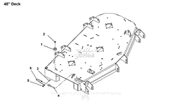 Parts List 9 - Discharge Chute Storage - 48 Inch Decks