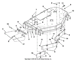 Deck, Discharge Chute And Baffles