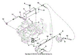 Hydraulic Tank, Filter And Pump To Tank Circuit