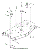 72&quot; Deck And Spindles