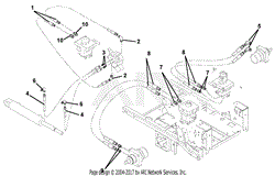 Deck Lift And Motor To Pump Circuits