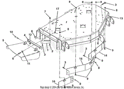 Deck, Discharge Chute And Baffles