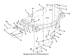 Deck, Discharge Chute And Baffles