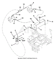 Hydraulic Tank, Filter And Pump To Tank Circuit