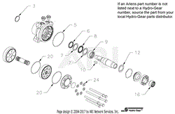 Hydro-Gear Wheel Motor