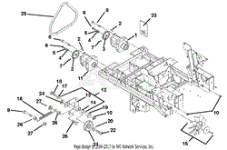 Hydrostatic Pumps, Idlers And Belt