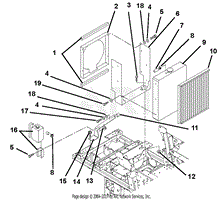 Radiator And Radiator Brackets